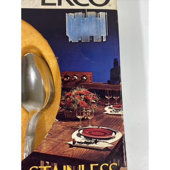 Vintage MCM EKCO Stainless Tableware Silverware Set NEW NOS 24 Pc Service